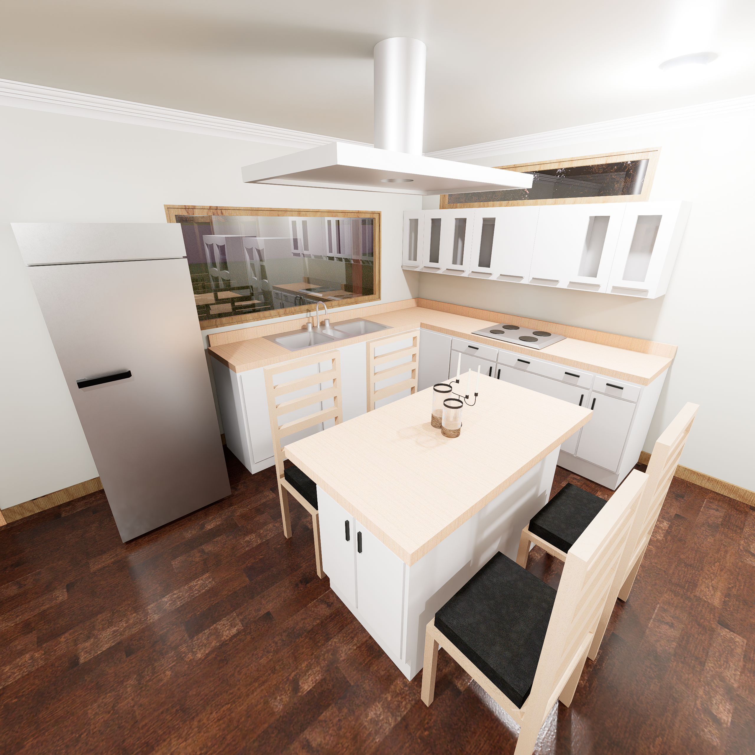 Modelo de casa VIVIENDA N°1 - ALERCE, 4 dormitorios, en Valdivia, imagen 3 de 10