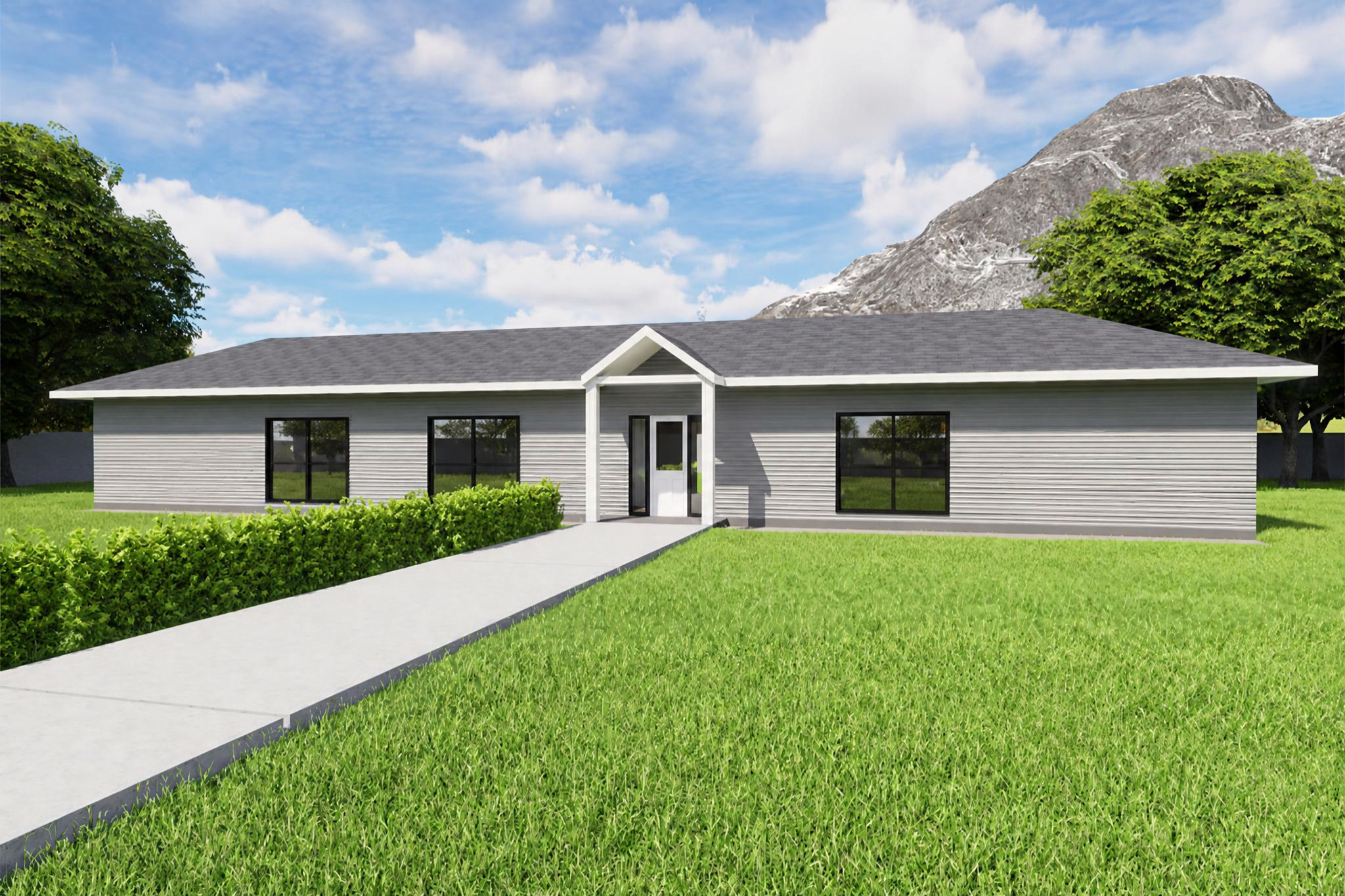 Modelo de casa VIVIENDA N°2 - ARRAYAN, en Valdivia